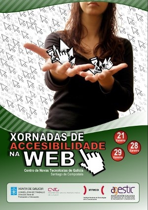Cartel das Xornadas de Accesibilidade na Web