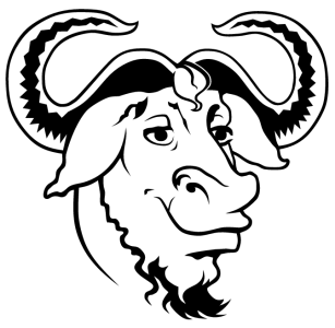 Logotipo do proxecto GNU da Free Software Fundation (FSF)