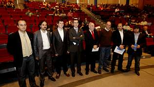 Momento da inauguración das Xornadas 'Informática e legalidade 2009'